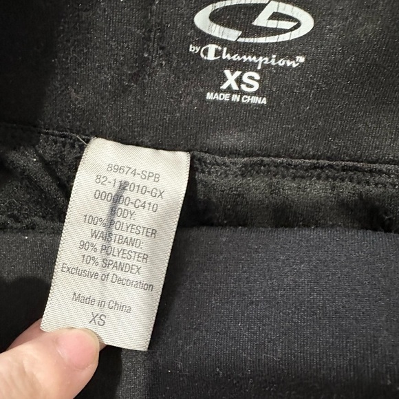 Champion size XS athletic gym workout shorts black - Picture 4 of 4